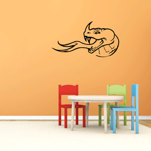 Horned Snake Head Hissing Decal Clearance Geniue Stockist
