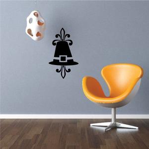 Thanksgiving Fancy Pilgrim Hat Decal Choice Cheap Pice