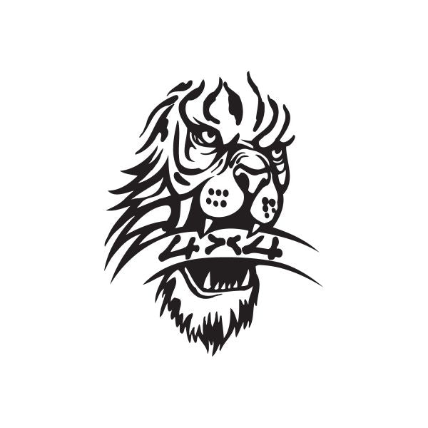 4 x 4 Lion Decal Best Pices