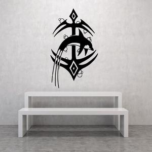 Tribal Anchor and Dolphin Decal Outlet Brand New Unisex