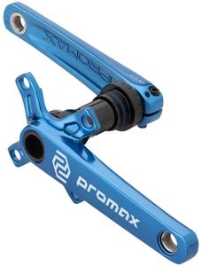 CF-2 Crankset - 165mm 24mm Spindle 2-Piece 68mm English BB Included Blue Discount