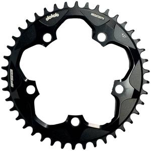 Full Speed Ahead Super Road Megatooth Chainring - 42t 110mm BCD 5-Bolt Aluminum For 1x11-Speed BLK Sale Free Shipping