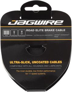 Elite Ultra-Slick Brake Cable 1.5x2000mm Polished Slick Stainless SRAM/Shimano Road Genuine For Sale