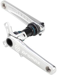 CF-2 Crankset - 160mm 24mm Spindle 2-Piece 68mm English BB Included Silver Cheap Best Pices
