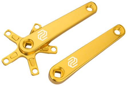 SQ-1 Crank Arm Set - 170mm Square Taper JIS Spindle Interface 110mm BCD Gold Clearance Explore