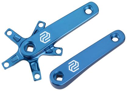 SQ-1 Crank Arm Set - 150mm Square Taper JIS Spindle Interface 110mm BCD Blue Latest Collections Cheap Pice