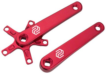 SQ-1 Crank Arm Set - 160mm Square Taper JIS Spindle Interface 110mm BCD Red Free Shipping Best Store To Get