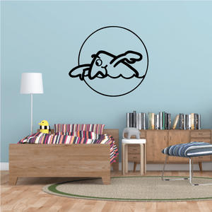 Swimming Wall Decal - Vinyl Decal - Car Decal - Bl011 Clearance Factory Outlet