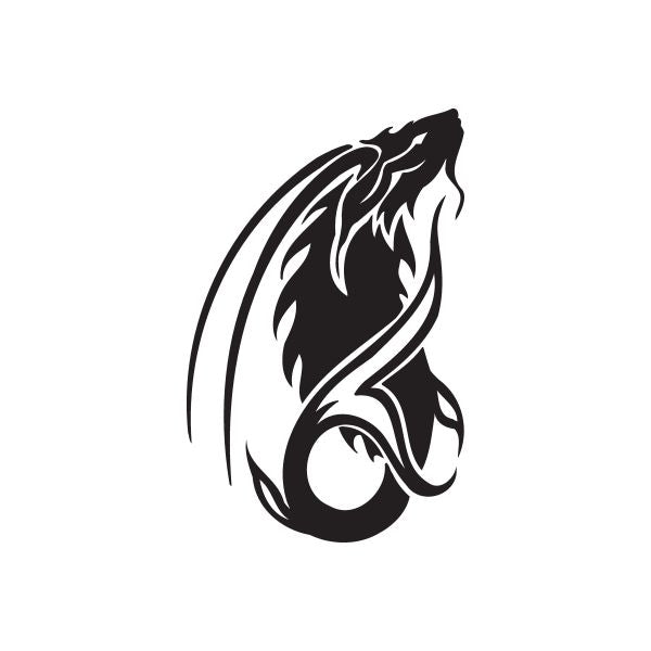 Swimming Capricorn Tribal Decal Clearance Geniue Stockist