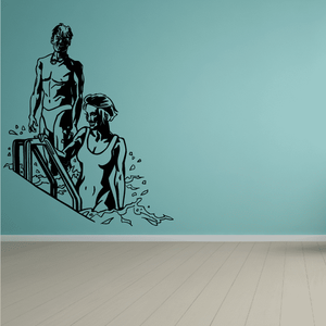 Swimming Wall Decal - Vinyl Decal - Car Decal - Bl010 Free Shipping Browse