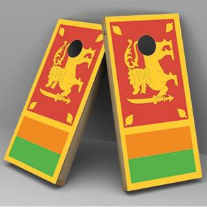 Sri Lanka Flag Cornhole Board Vinyl Decal Wrap Footlocker Finishline Cheap Pice