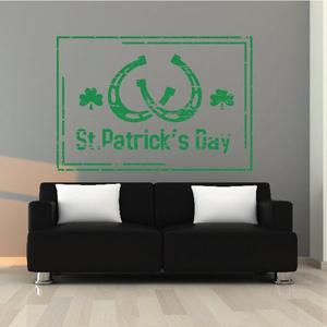 St Patrick's Day Horseshoe Frame Decal Recommend Online