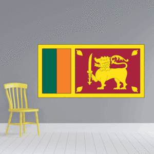 Sri lanka Flag Sticker 02 Get Authentic