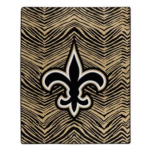 Zubaz X Northwest NFL New Orleans Saints Zubified 50X60 Raschel Throw Blanket Best Pices Cheap Pice