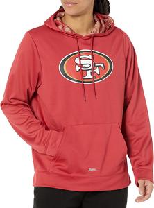 Zubaz San Francisco 49ers NFL Men's Team Color Hoodie with Team Camo Liner Buy Cheap 2025 New