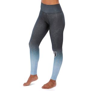 Zubaz NFL WOMENS LAS VEGAS RAIDERS BLACK/SILVER DISTRESSED GRADIENT LEGGING Extra Small Cheap Purchase