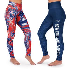 Zubaz NFL WOMENS NEW ENGLAND PATRIOTS 2 PACK LEGGINGS - NAVY BLUE/RED SWIRL & TONAL NAVY BLUE SKIN FADE Double Extra Large Finishline Cheap Online