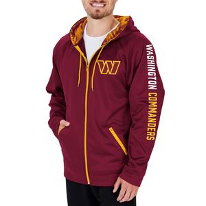 Zubaz Washington Commanders NFL Men's Full Zip Camo Lines Hoodie Buy Cheap 2025