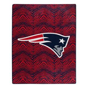 Zubaz X Northwest NFL New England Patriots Zubified Raschel Throw Blanket For Nice For Sale