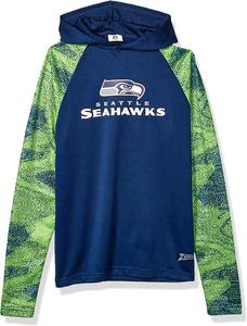 Zubaz Seattle Seahawks NFL Men's Static Lightweight Pullover Hoodie Discount Release Dates