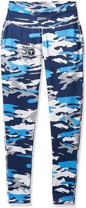 Zubaz Tennessee Titans NFL Women's Camo Print Legging, Blue Cheap Sale Pay With Visa