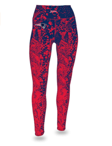 Zubaz NFL Women's Zubaz New England Patriots Logo Gradient Leggings Sale Footlocker
