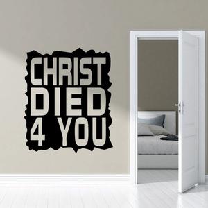 Christ Died for you Decal Fashionable Sale Online