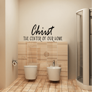 Christ is the center of our home Decal Low Pice Cheap Online