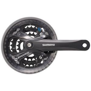 Acera FC-M361 Crankset - 170mm 7/8-Speed 42/32/22t 104/64 BCD Square Taper JIS Spindle Interface BLK Cheap Sale 2025 New