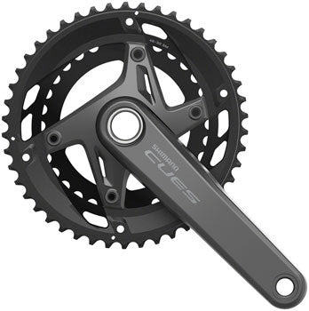 CUES FC-U6010-2 Crankset - 170mm 11-Speed 46/32t Asymmetric 110 BCD Hollowtech II BLK Big Sale