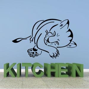 Sleeping Cougar Decal For Cheap Pice