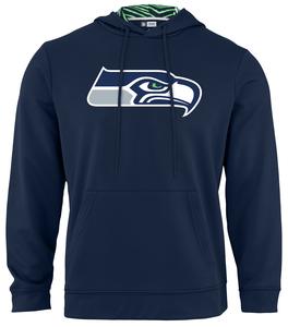 Zubaz NFL Men's Seattle Seahawks Team Color Primary Logo With Zebra Hood Liner Free Shipping Big Sale
