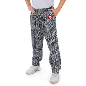 Zubaz NFL Men's San Francisco 49ers Zebra Outline Comfy Pants Clearance Very Cheap