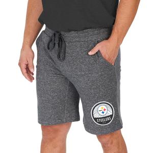 Zubaz NFL Men's Pittsburgh Steelers French Terry Sweat Shorts Official Online