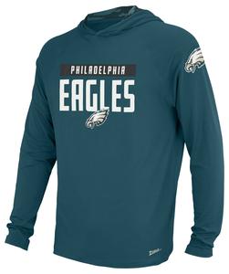 Zubaz NFL Men's Philadelphia Eagles Team Color Active Hoodie With Camo Accents Best Wholesale Cheap Pice