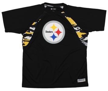 Zubaz NFL Men's Pittsburgh Steelers Camo Solid T-Shirt Official Online