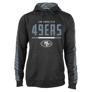 Zubaz NFL Men's San Francisco 49ers Hoodie w/ Oxide Zebra Sleeves Buy Cheap Outlet Locations