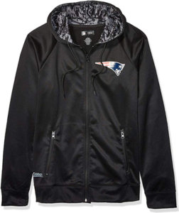 Zubaz NFL Men's New England Patriots Full Zip Digital Camo Hood Hoodie, Black Outlet Discount Sale