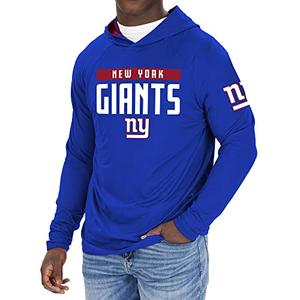 Zubaz NFL Men's New York Giants Solid Team Hoodie With Camo Lined Hood Cheap Sale Latest Collections