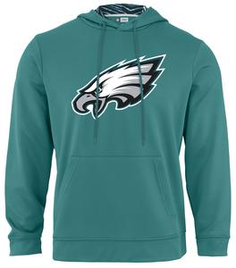 Zubaz NFL Men's Philidelphia Eagles Team Color Primary Logo With Zebra Hood Liner Countdown Package