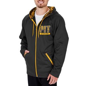 Zubaz NFL Men's Pittsburgh Steelers Full Zip Hoodie With Team Color Camo Lines Free Shipping Nicekicks