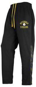 Zubaz NFL Men's Pittsburgh Steelers Viper Accent Elevated Jacquard Track Pants Cheap Online Store Manchester