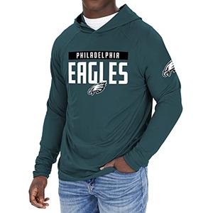 Zubaz NFL Men's Philadelphia Eagles Solid Team Hoodie With Camo Lined Hood Cheap Store