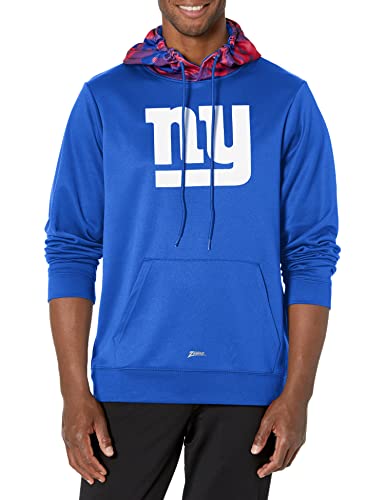 Zubaz NFL Men's New York Giants Team Color Camo Back Panel Hoodie Cheap In China