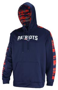 Zubaz NFL Men's New England Patriots Performance Hoodie w/ Oxide Sleeves 2025 New