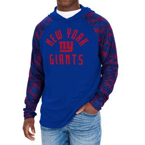 Zubaz NFL Men's New York Giants Viper Print Pullover Hooded Sweatshirt Free Shipping Fake
