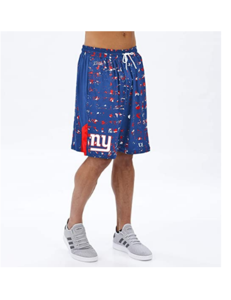 Zubaz NFL Men's New York Giants Color Grid Shorts Free Shipping Classic