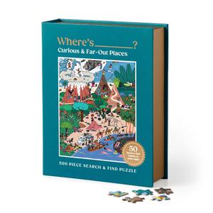 Where's ________? Curious and Far Out Places | 500 Piece Jigsaw Puzzle Sale Low Pice Fee Shipping