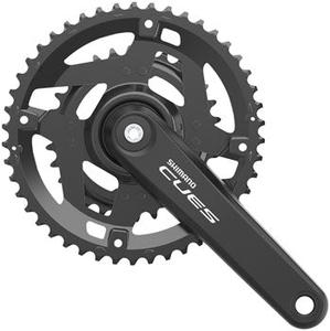 CUES FC-4010-2 Crankset - 170mm 9/10-Speed 46/30t Riveted Hollowtech II Spindle Interface BLK Cost Cheap Pice