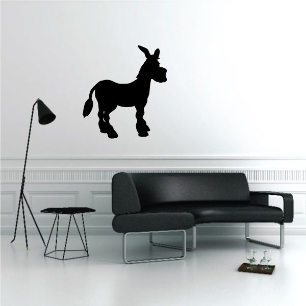 Looking Over Donkey Silhouette Decal Clearance Latest